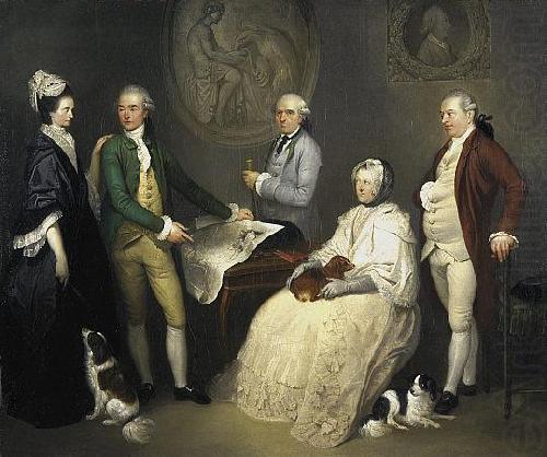 Portrait of James Byres of Tonley and his family, Franciszek Smuglewicz